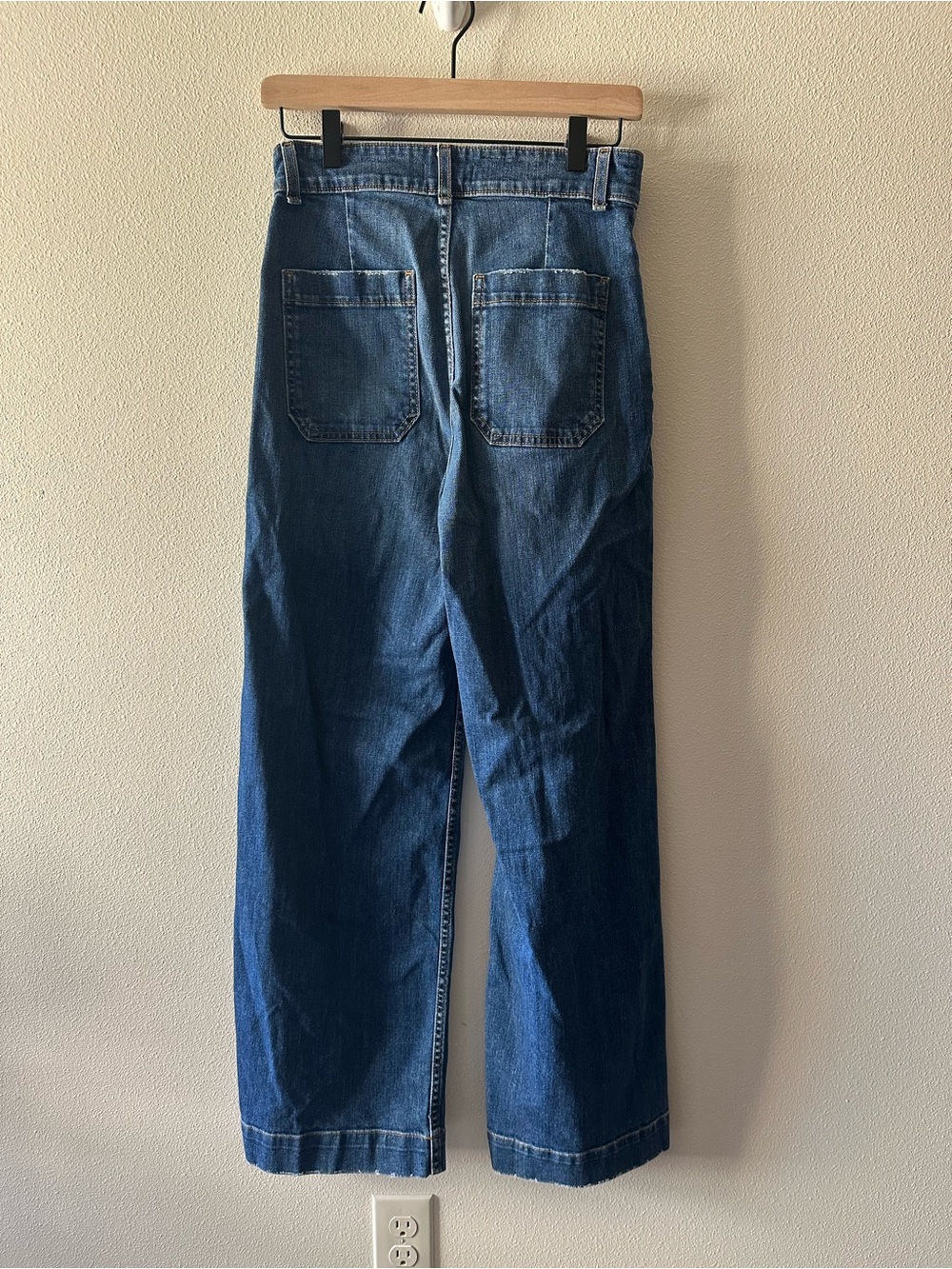 ASKK NY sailor wide leg jeans in gunnison wash size 27 designer jeans - Picture 9 of 9